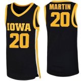 Iowa Hawkeyes Martin #20 Black Jersey