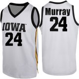 Iowa Hawkeyes Murray #24 White Jersey
