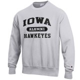 Iowa Hawkeyes Alumni Reverse Weave Crew Sweat