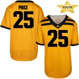 Iowa Hawkeyes Youth Price Gold Jersey