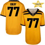 Iowa Hawkeyes Youth Colby Gold Jersey