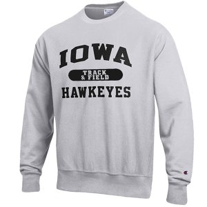 Iowa Hawkeyes Track & Field Reverse Weave Crew Sweat