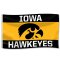 Iowa Hawkeyes 3-Panel Flag