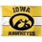 Iowa Hawkeyes Logo Stripe Flag