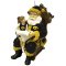 Iowa Hawkeyes Santa Wish Ornament