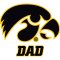 Iowa Hawkeyes Dad Decal