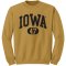 Iowa Hawkeyes Old Gold 47 Crew Sweat