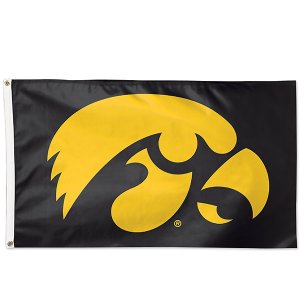 Iowa Hawkeyes Tigerhawk Flag