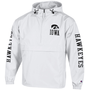 Iowa Hawkeyes 1/2 Zip Pack n Go Jacket
